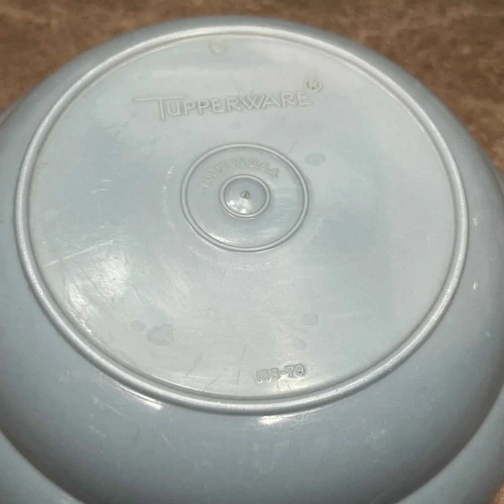 Vintage Tupperware 155 Bowls Set Assorted Colors Made USA Retro Only 1 Lid
